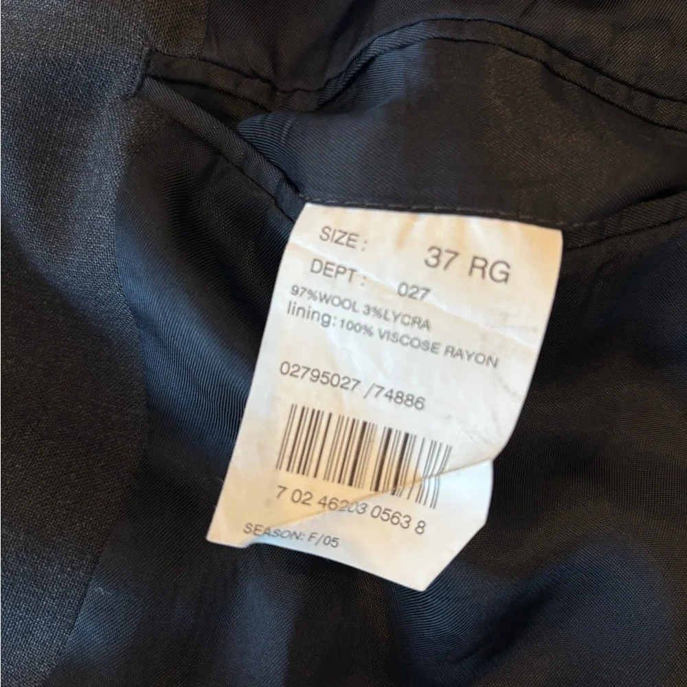 Brooks Brothers 346 Stretch Men’s 37R Gray Suit Jacket Sport Coat Blazer Modern